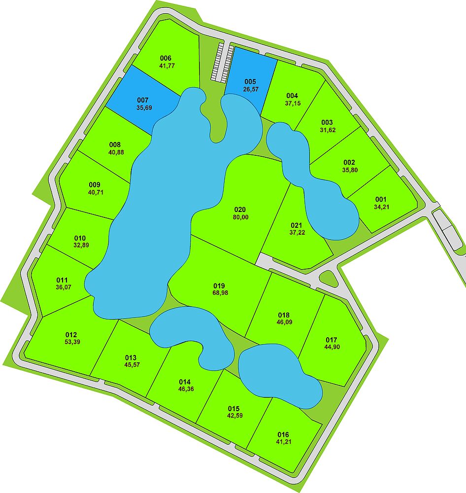 Карта поселка