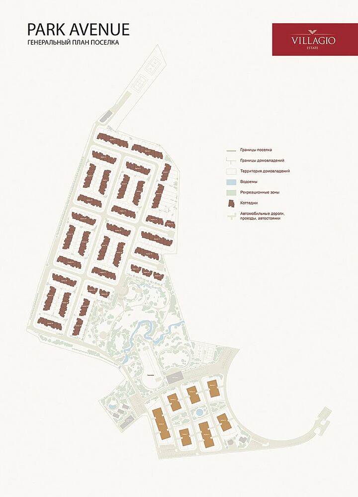 Карта посёлка