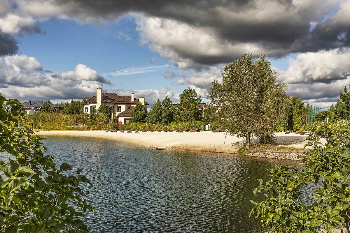 Вид на пляж 