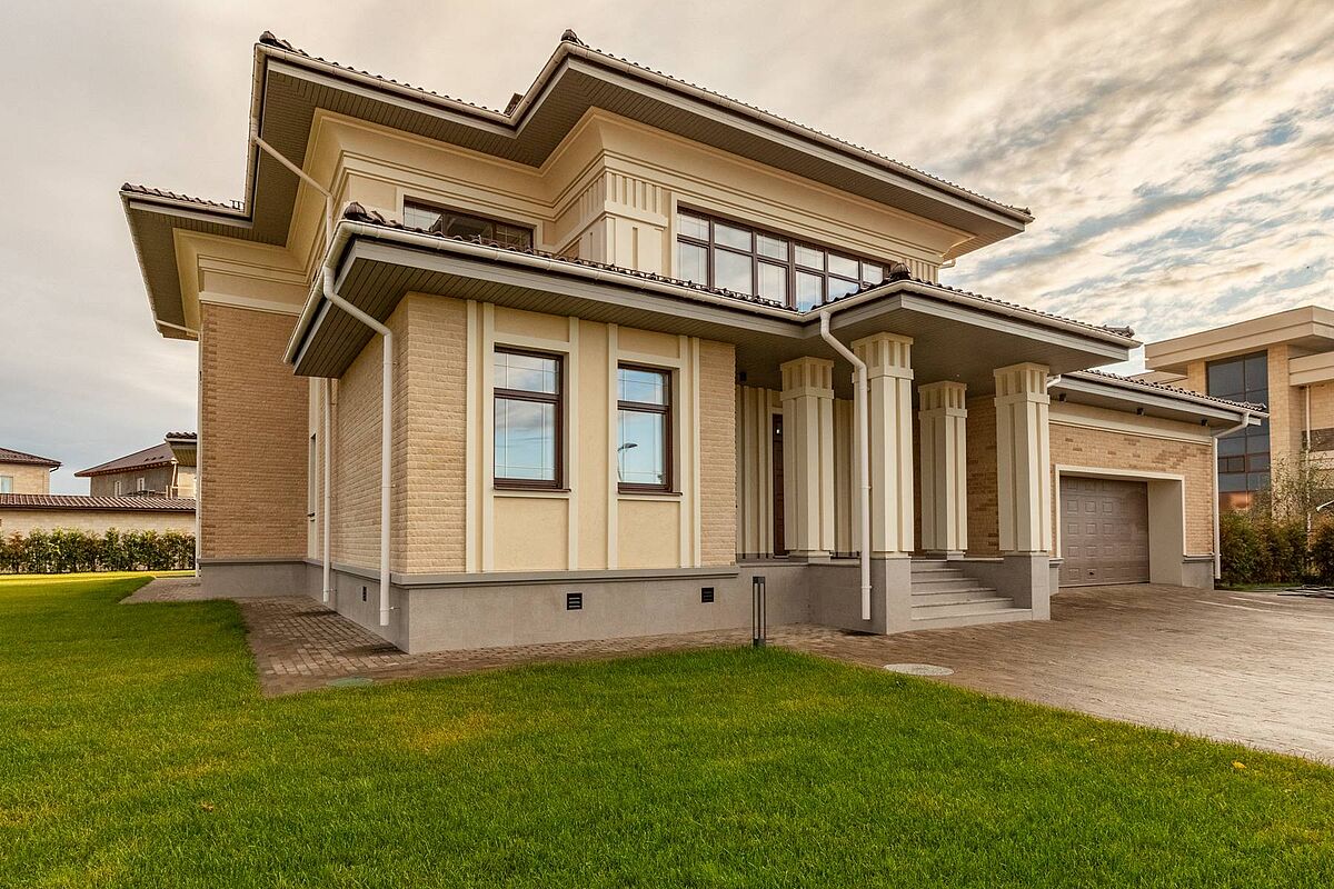 Особняк "Санторини" с двумя террасами