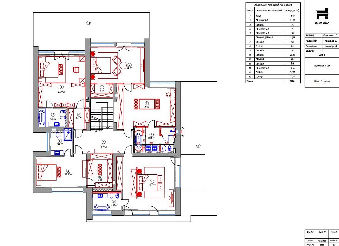 Особняк с бассейном