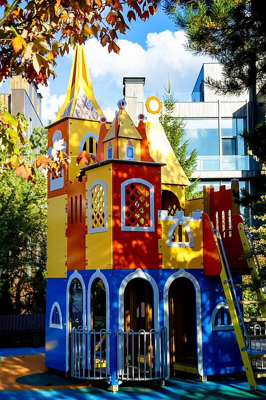 Детский городок в центральном парке 