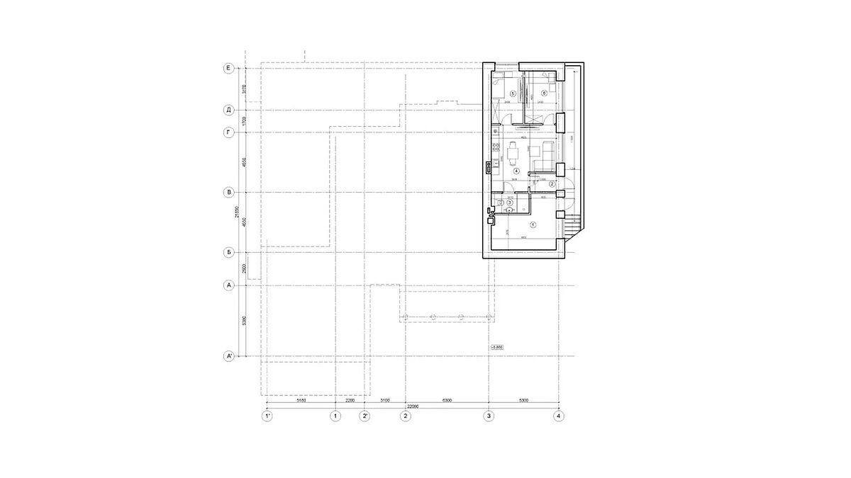 план цокольного этажа