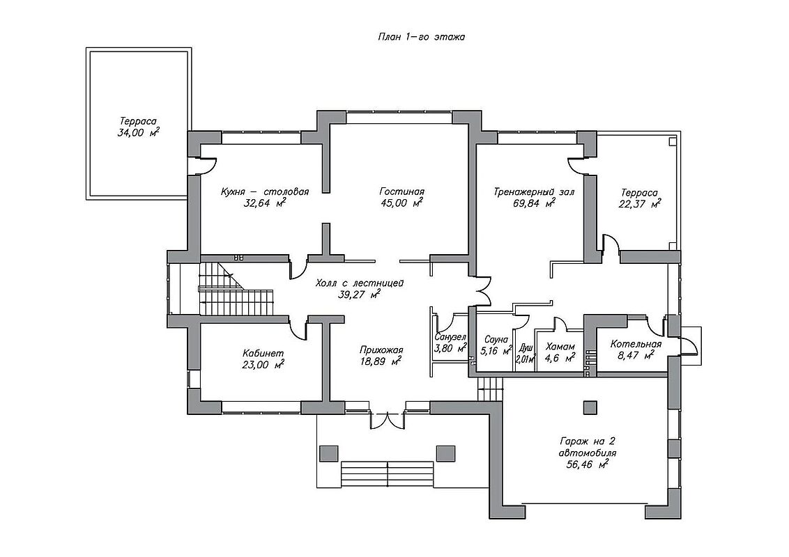План 1 этажа 