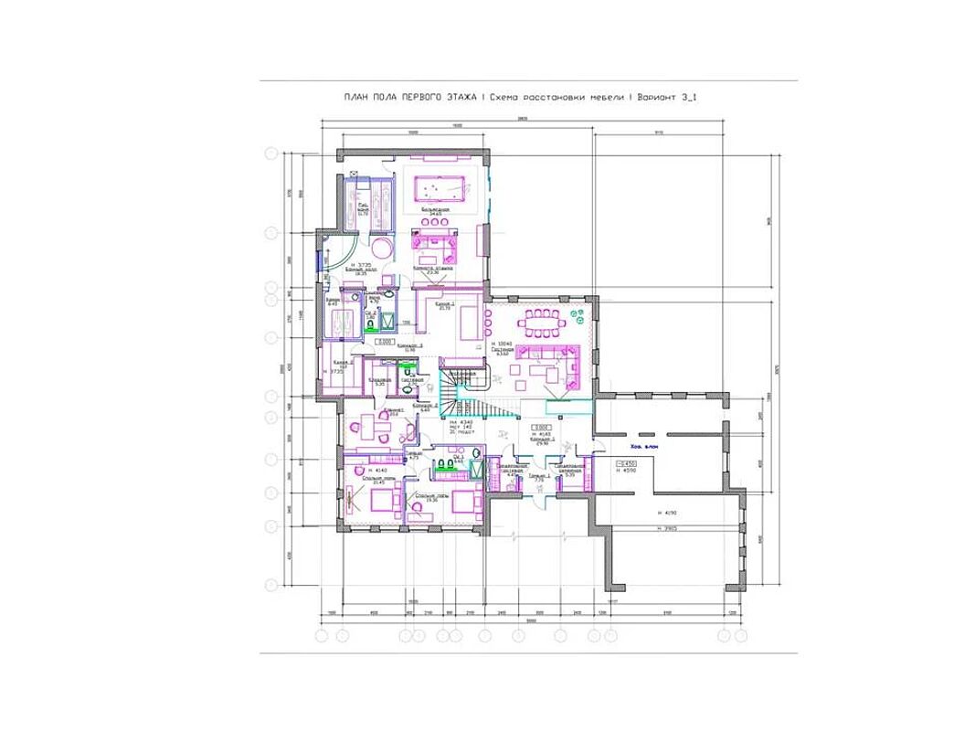 План 1 этажа
