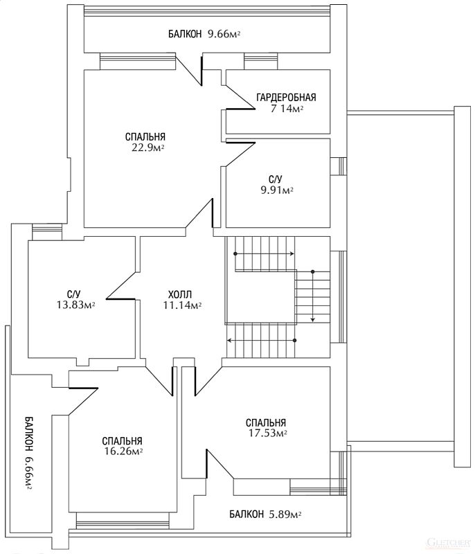 Двухэтажный дом в КП «Крекшино»