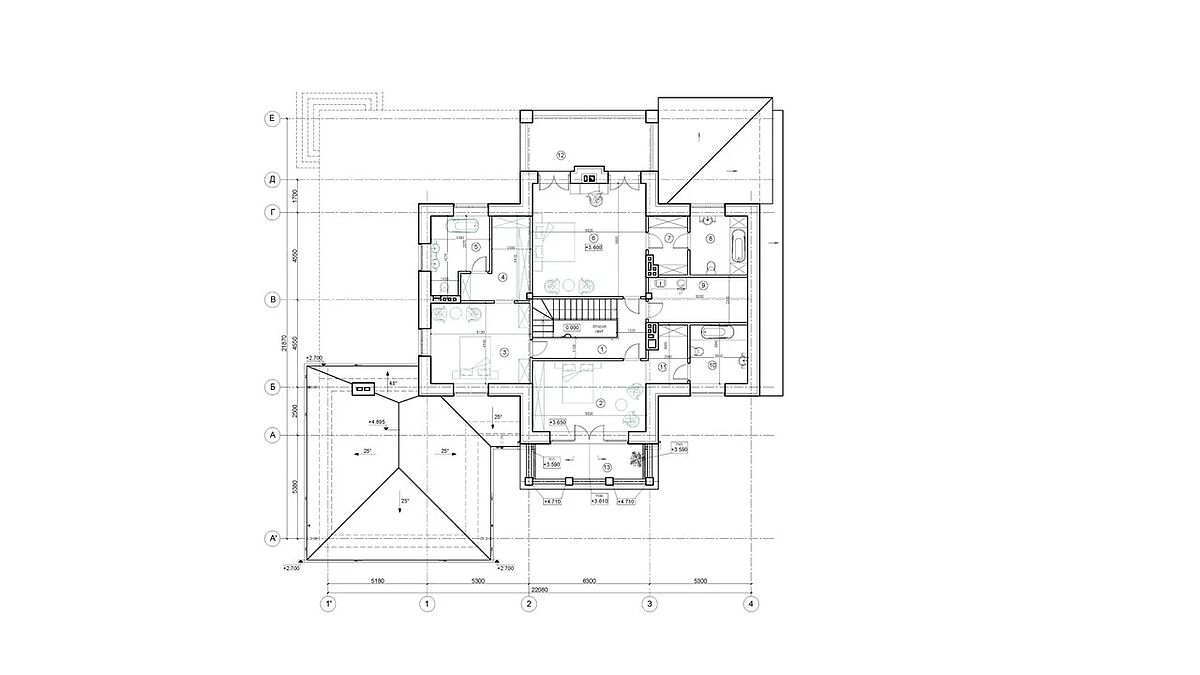 план 2 этажа