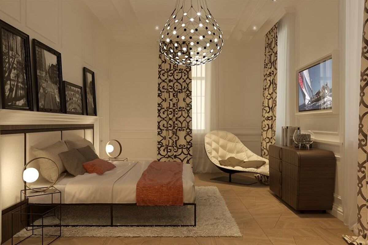 Трехэтажный дом на участке 50 соток