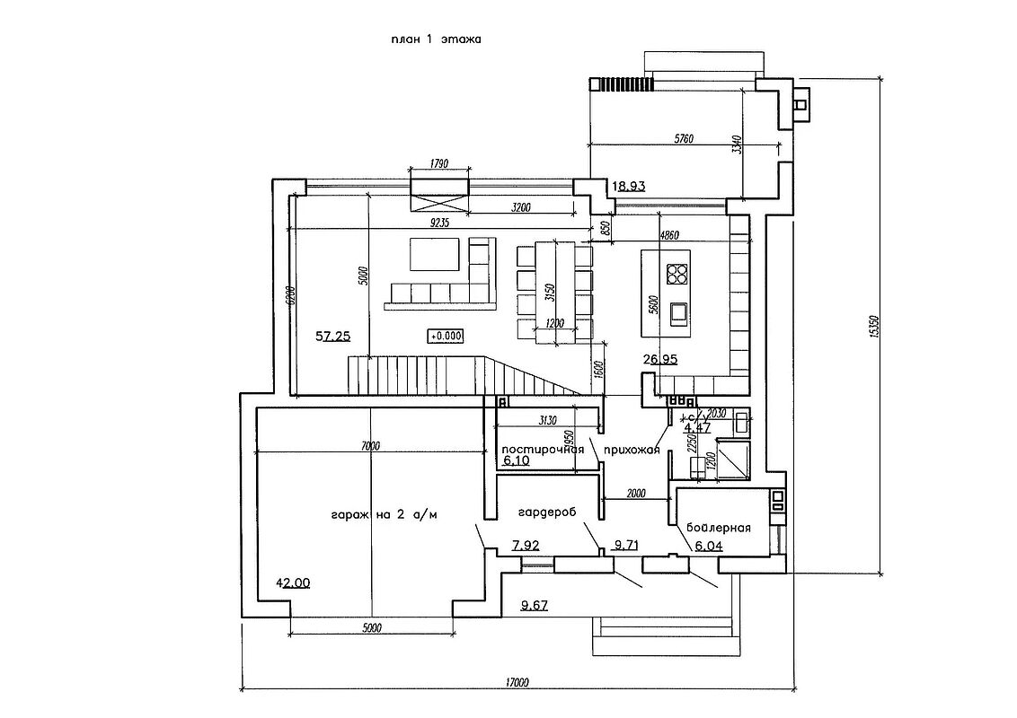 план 1 этажа