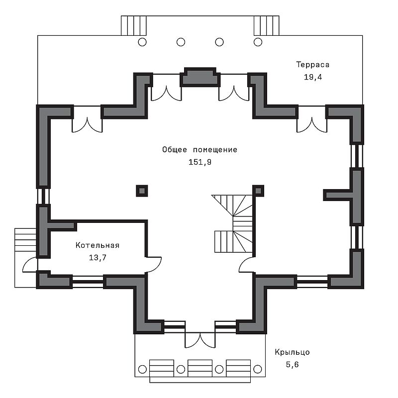 Особняк в неоклассическом стиле