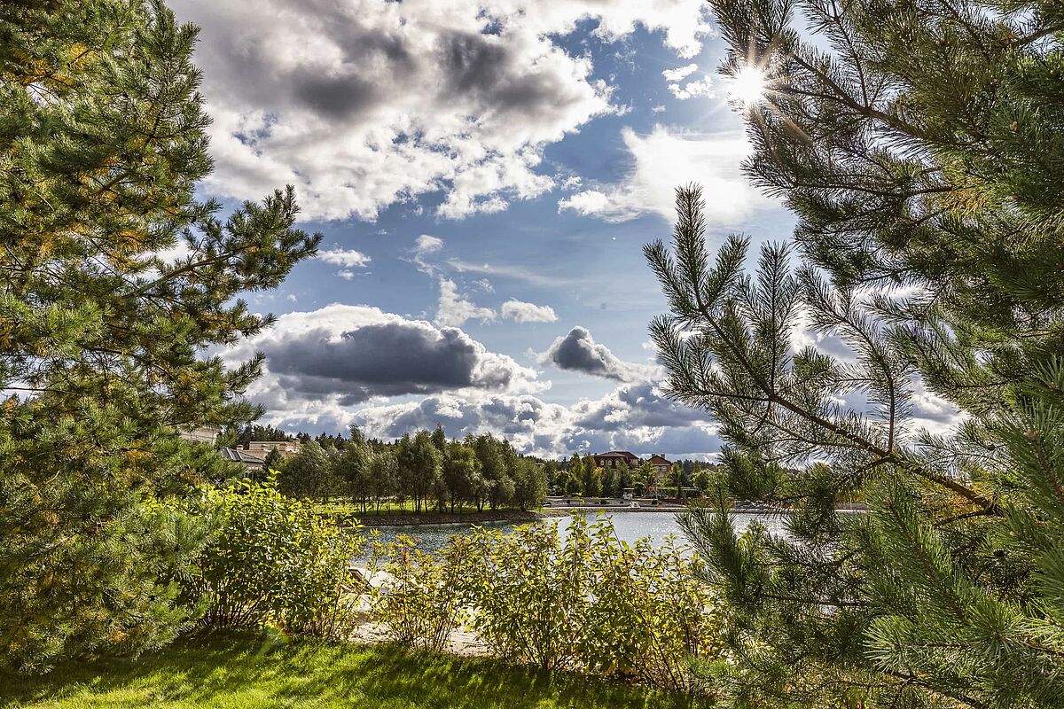 Вид на озеро 