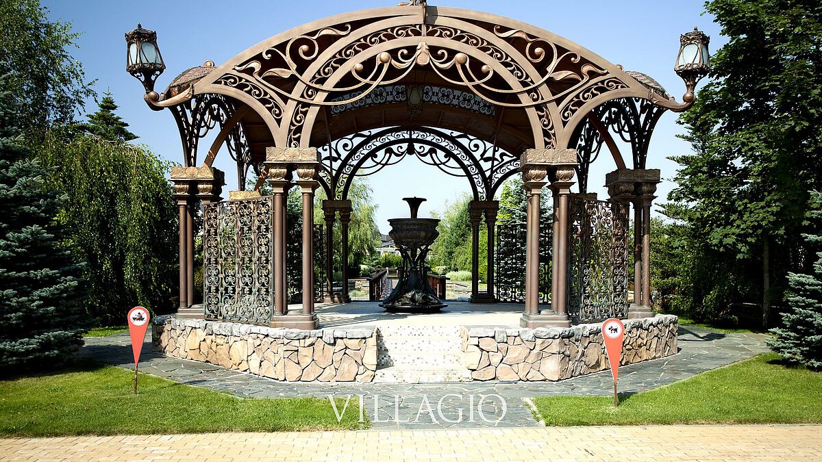 Беседка у канала в 5 квартале