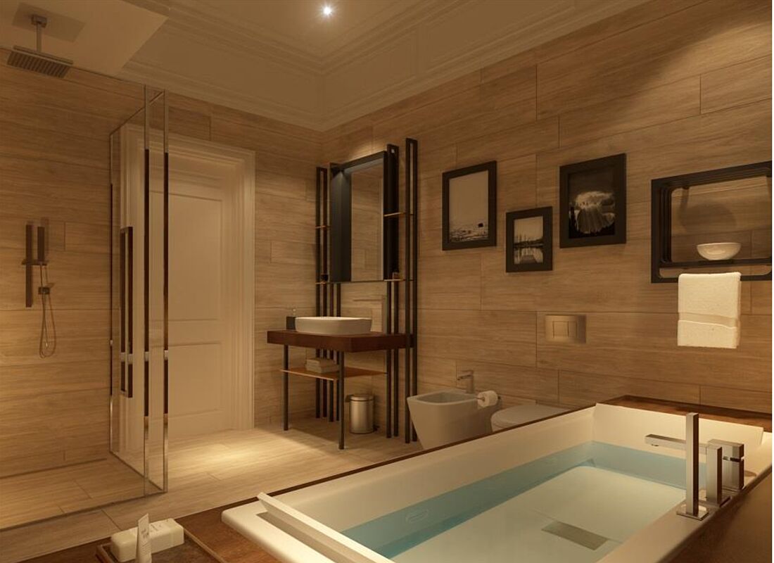 Трехэтажный дом на участке 50 соток