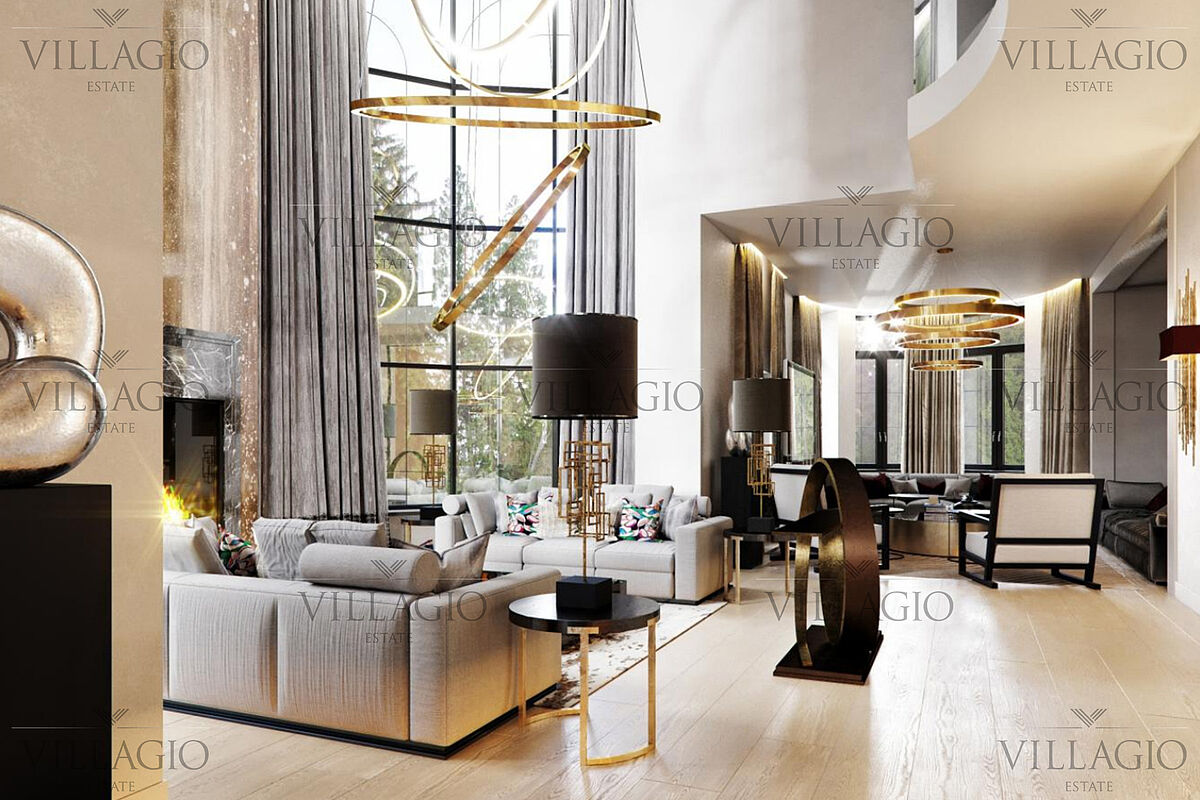 Дом рядом с каналом и парком