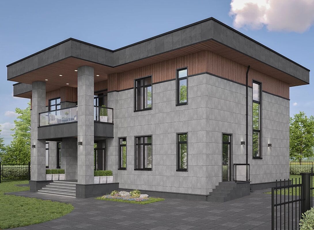 Фасад рендер