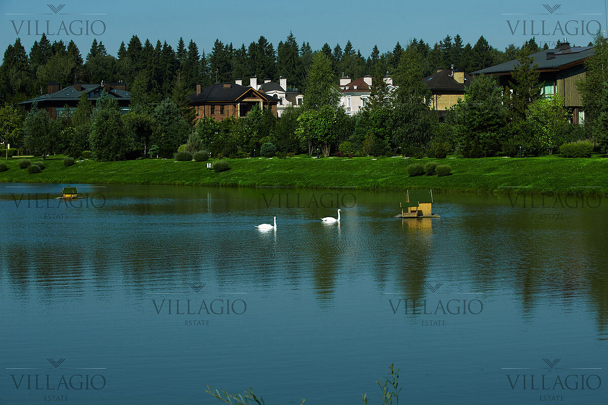 Вид на резиденции у леса