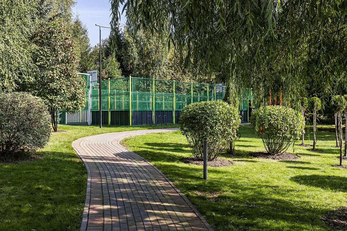 Спортивная площадка в парке 3 квартала 