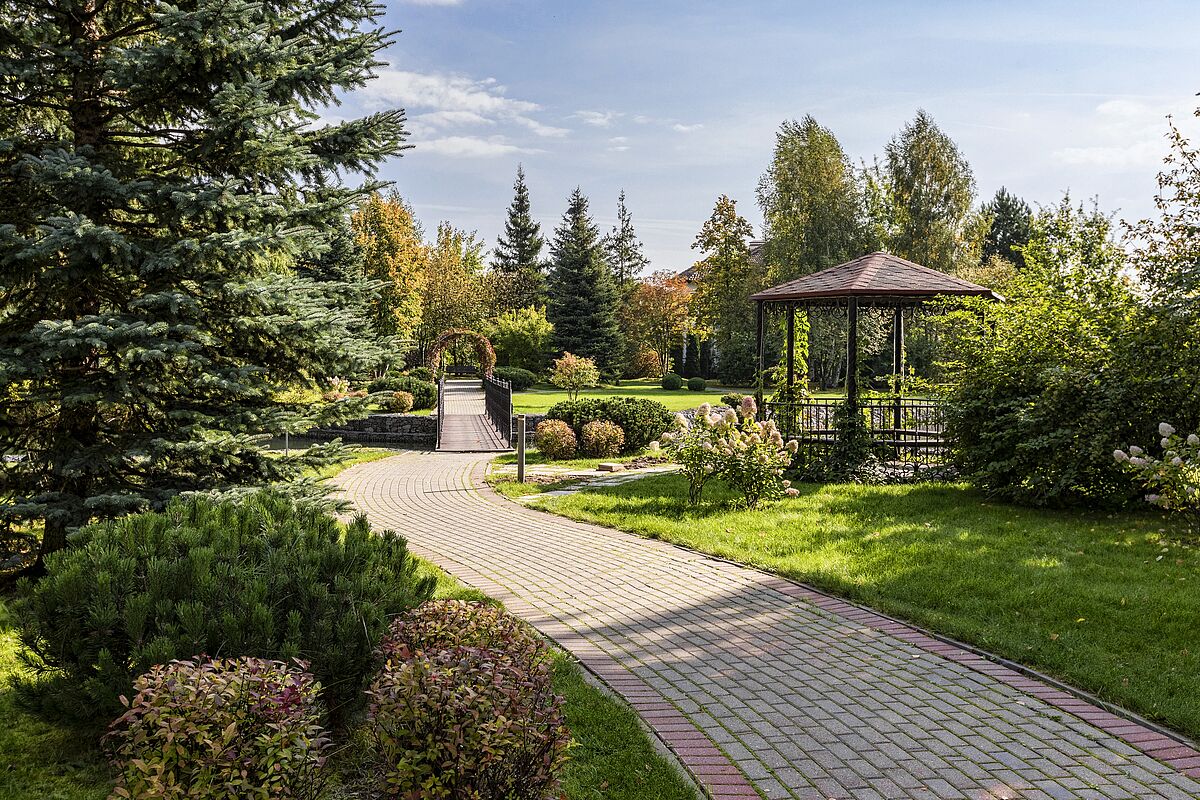 Малые архитектурные формы вписанные в природный ландщфат