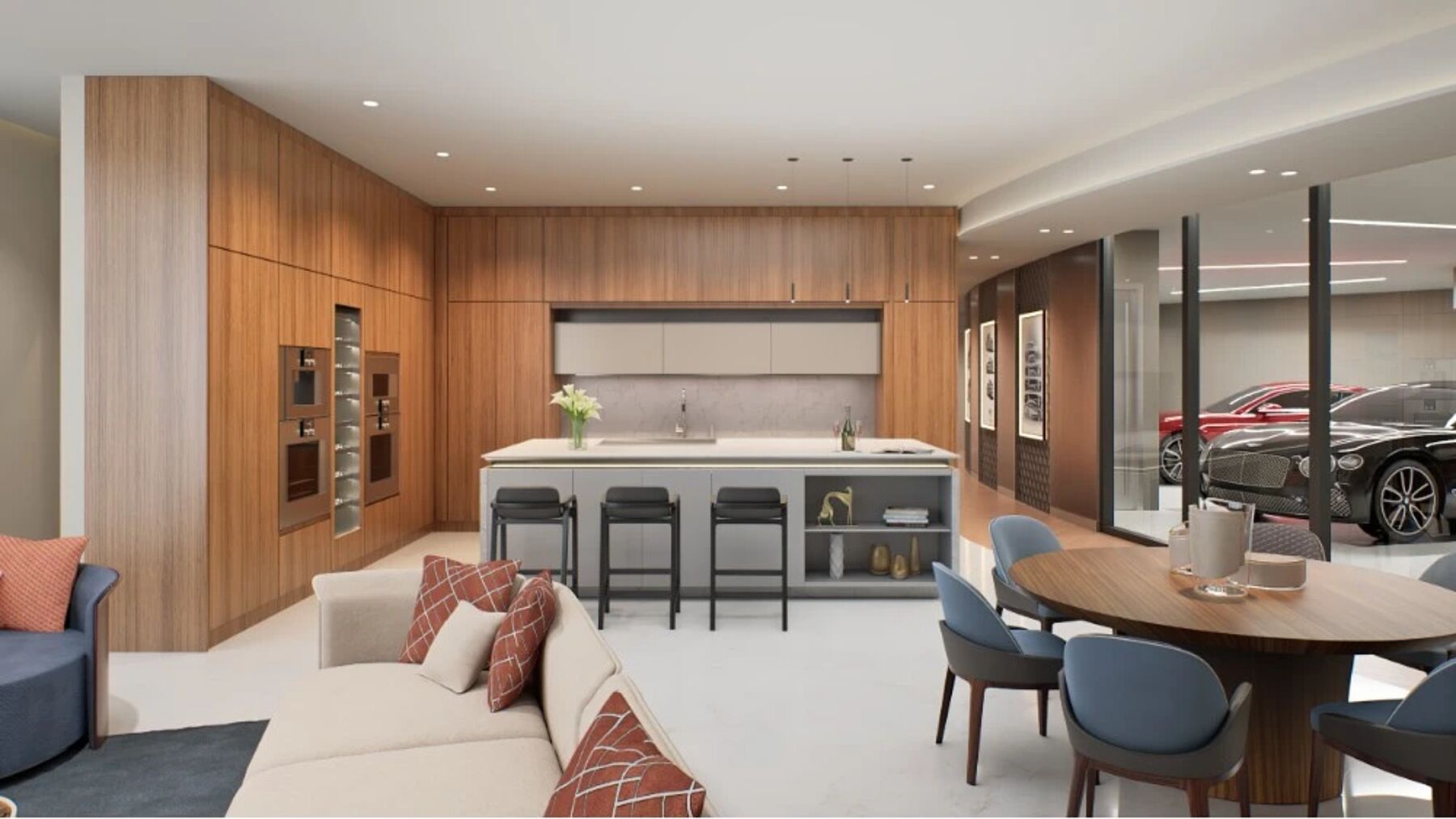 Как будут выглядеть резиденции Bentley c автолифтом