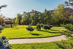 Особняк со spa-зоной и полукруглыми комнатами