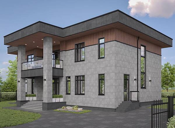 Фасад рендер