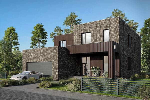 Дом "Brownie 400" в современном стиле.