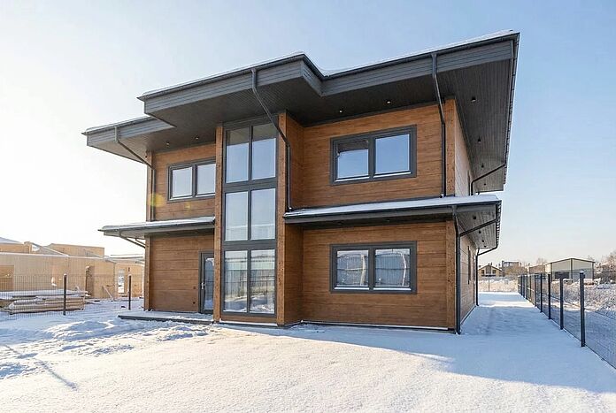 Дом из  премиального  бруса под  ключ