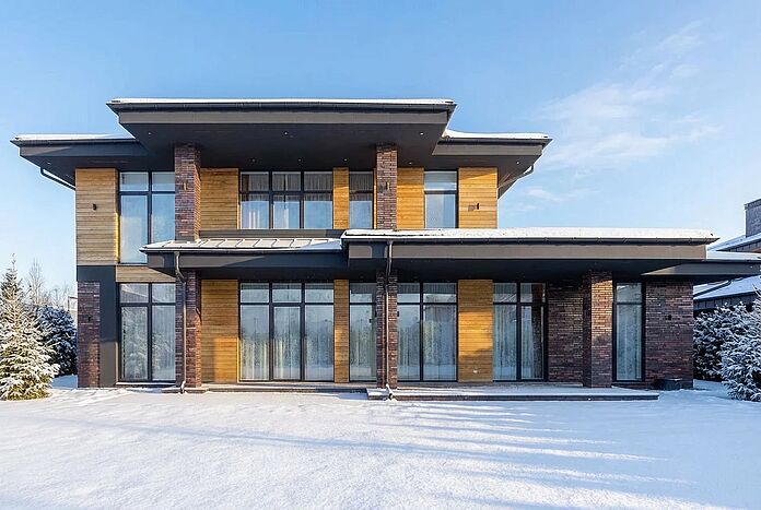 Дом в стиле Райта 