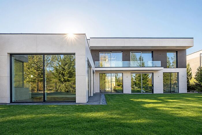 Дом с видом на парк под отделку