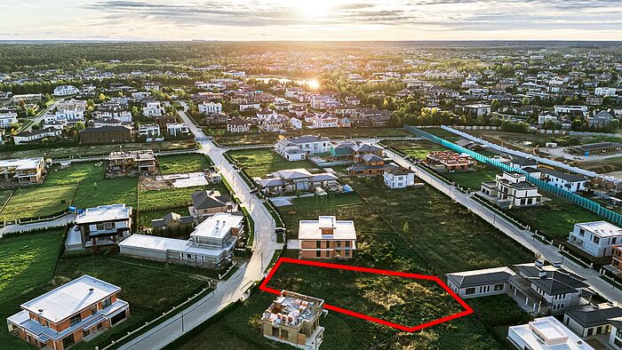 Участок в новом квартале