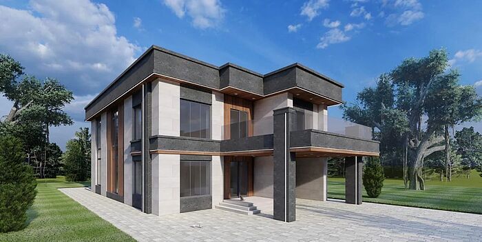 Современный просторный дом