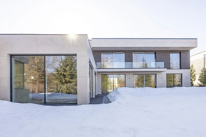 Дом с видом на парк под отделку