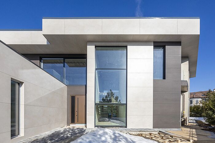 Дом с видом на парк под отделку