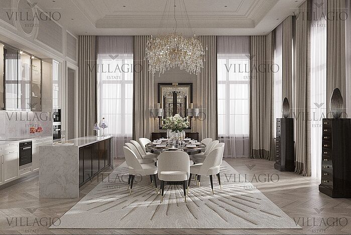 Загородный особняк в стиле BEAUX-ARTS