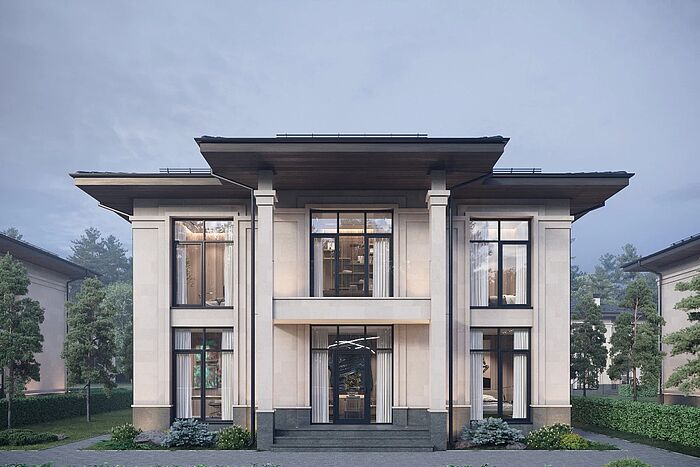 Современный дом Марсель в новом квартале Миллениум парк 