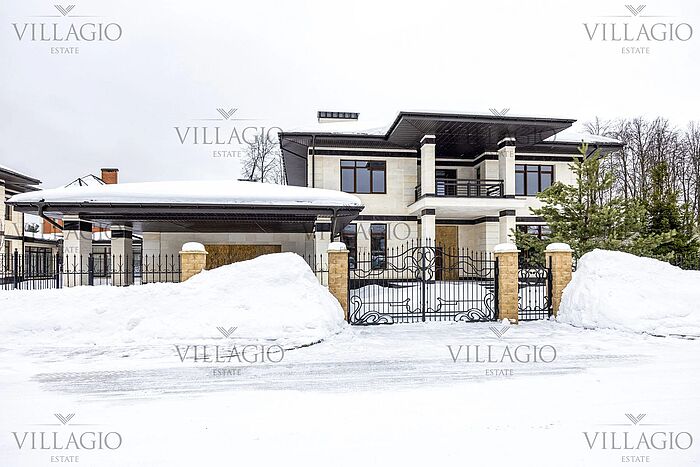 Загородный дом в стиле Райта